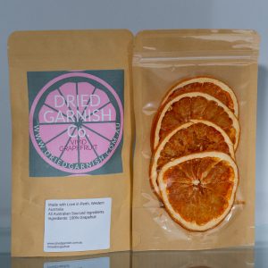 Photo of Dried Garnish Vivid Grapefruit Pack from both sides